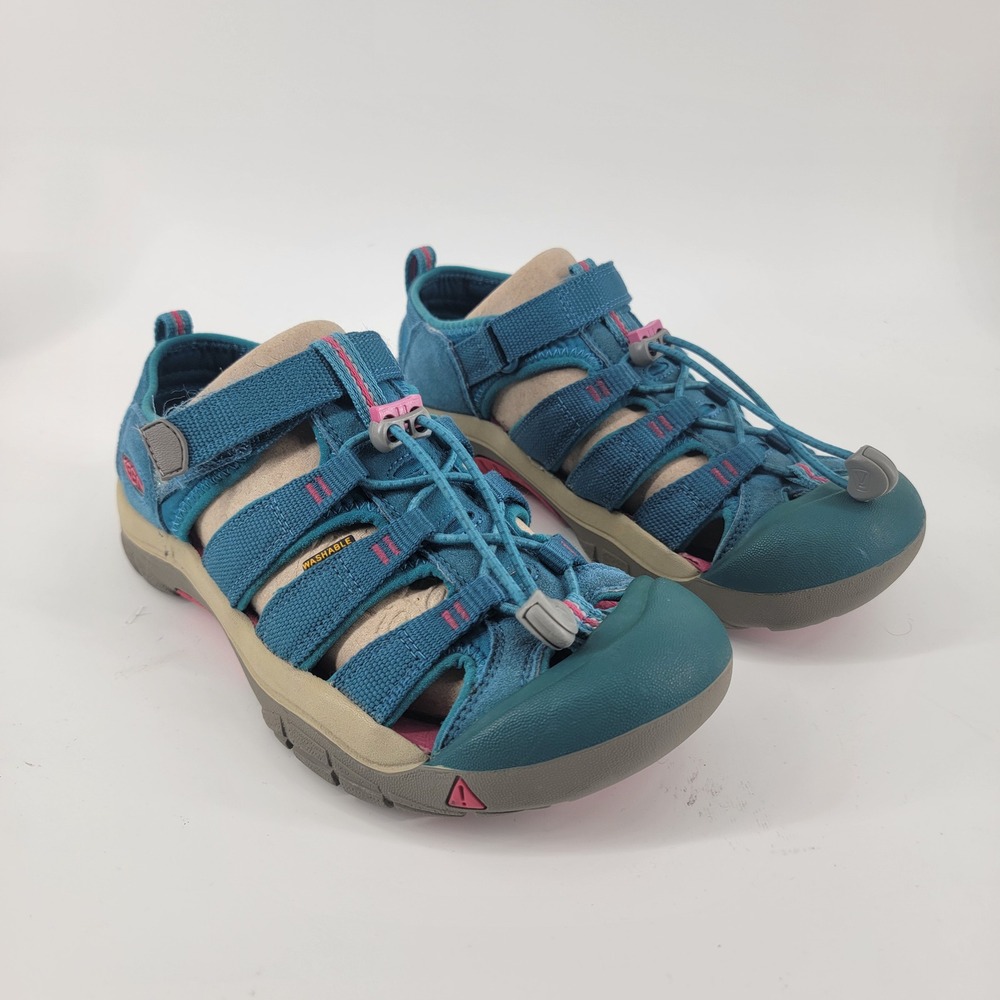 Keen Newport H2 Hiking Sandals Women 5 Blue Pink Waterproof Toe Guard